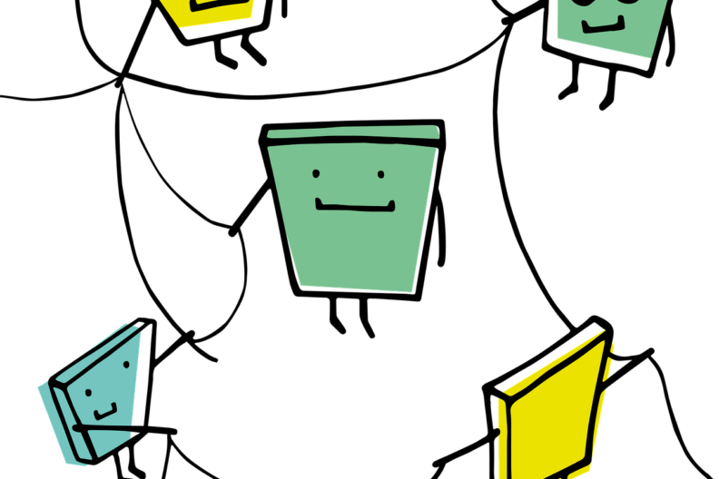 Decorative picture representing links